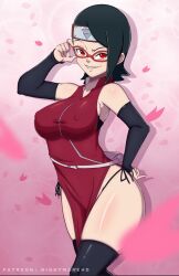 sarada uchiha from boruto: naruto next generations by nightmare hdraw