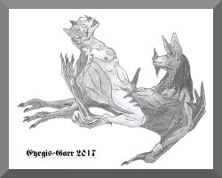 anal anal_sex animal_genitalia animal_penis anthro balls balls_on_leg bat bat_ears bat_nose bat_penis bat_wings claws_out closed_eyes cowgirl_position duo erection eyegis-garr eyegis-garr_(character) from_front_position fur genitals graphite_(artwork) greyscale male male/male mammal membrane_(anatomy) membranous_wings microbat monochrome neck_tuft on_bottom on_top penetration penis sex striped_body striped_fur stripes traditional_media_(artwork) tuft wings