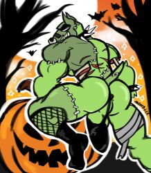 bullterrier character_name halloween male male_only monsterjuicy oc original original_artwork solo_male