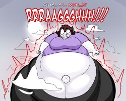 bbw belly_button big_belly big_breasts dominant fat giantess giantess_growth huge_ass huge_belly jaiden jaiden_animations jaidenanimations outie_belly_button outie_navel spats thick_thighs wide_hips yoga_pants youtuber