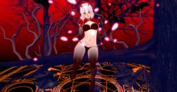 anthro breasts cult_of_the_lamb female furry furry_breasts furry_ears furry_female furry_only igneuzz lamb_(cult_of_the_lamb) looking_at_viewer mammal mostly_nude sheep thick_legs thick_thighs thighs wide_hips
