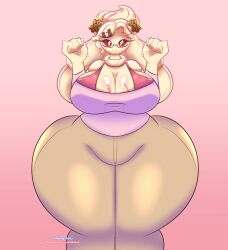 anthro big_breasts breasts female huge_breasts oddly_bally thick_thighs wide_hips