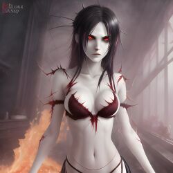 1girls ai_generated blood blush breasts ear eyes female flames hair messy navel panties pointy red ruins see-through see-through_panties skin small_breasts solo stable_diffusion underwear upscaled vampire waifu2x white_skin