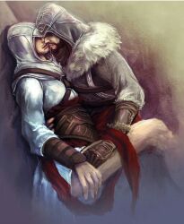 altair_ibn_la-ahad assassin's_creed_(series) ezio_auditore_da_firenze gay male_only time_paradox