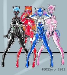 asuka_langley_sohryu brainwashing bulge cat_ears fdczero female goo_transformation helmet large_ass large_breasts mari_illustrious_makinami mid-transformation neon_genesis_evangelion nipples null_bulge rebuild_of_evangelion rei_ayanami sex_doll shinji_ikari thick_thighs thigh_expansion transformation what wide_hips