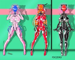 ahegao asuka_langley_sohryu cat_ears corruption dollification fdczero female goo_transformation handles large_ass large_breasts mari_illustrious_makinami mid-transformation neon_genesis_evangelion nipples plugsuit pussy rebuild_of_evangelion rei_ayanami sex_doll thick_thighs transformation wide_hips