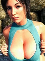 1girls 3d areola_slip areolae artist_name athletic athletic_female big_ass big_breasts breasts busty cleavage female female_only fit fit_female hips hourglass_figure human lara_croft lara_croft_(survivor) large_thighs legs light-skinned_female light_skin lips mature mature_female playstation skyblade3dx solo solo_female thick thick_legs thick_thighs thighs tomb_raider tomb_raider_(survivor) toned toned_female voluptuous waist wide_hips