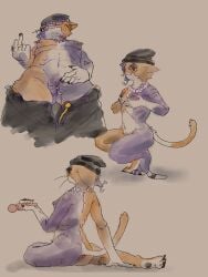 3:4 anthro anus beanie black_nails bottomwear bottomwear_down breast_fondling breast_play breasts clitoral_hood clitoris clothed clothing clothing_aside colored_nails crouching ear_piercing emaciated epic_games feet felid feline female fondling fortnite genitals gesture hand_gesture hand_on_breast hat headgear headwear hi_res jewelry lewdientsy low-angle_view mammal meow_skulls middle_finger nails necklace nipple_piercing nipples nude nude_anthro nude_female panties panties_aside pants pants_down partially_clothed piercing presenting_vulva ring self_fondle sex_toy sitting slim small_breasts solo underwear underwear_aside vibrator vulva wand_vibrator worm's-eye_view
