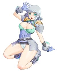 artist_request breasts panties seolla_schweizer simple_background super_robot_wars sweat