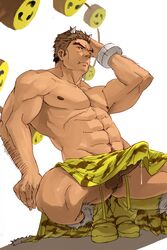 abs bara deity japanese_mythology male male_only mythology public_domain raijin solo tagme