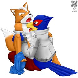 anthro color falco_lombardi fox fox_mccloud fur furry furry_only gay interspecies male male_only multiple_males no_humans pheasant star_fox tagme yaoi