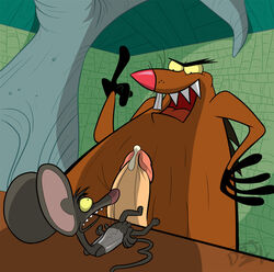 angry_beavers anti_dev beaver bound color cum daggett flat_colors fur furry interspecies male male_only mammal multiple_males nickelodeon penis rodent shrew size_difference truckee yaoi