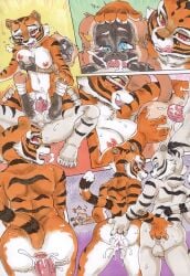 2025 anal anal_fingering anal_sex anthro areola ass assisted_fellatio assisted_oral backsack balls biped bisexual black_nose black_stripes blush blush_lines bodily_fluids breast_grab breasts cheek_tuft claws comic countershade_face countershade_torso countershading cum cum_drip cum_from_ass cum_from_vagina cum_in_ass cum_in_mouth cum_in_vagina cum_inside cum_splatter daigaijin dreamworks dripping drooling facial_tuft felid fellatio female female_penetrated fingering genital_fluids genitals grin group hand_on_breast hand_on_head haplorhine hi_res humanoid_genitalia humanoid_penis interspecies kung_fu_panda leaking_cum looking_at_another looking_at_partner looking_pleasured male male/female male/male male_penetrated male_penetrating male_penetrating_female male_penetrating_male mammal master_monkey master_tigress medium_breasts messy monkey multicolored_body navel nipples nude on_bottom on_top open_mouth oral orange_body pantherine penetration penile penile_penetration penis penis_in_ass primate raised_tail reverse_cowgirl_position saliva sex smile standing striped_body stripes tail tan_body tiger toe_claws tongue tongue_out trio tuft two_tone_body vulva white_body white_countershading