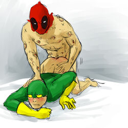 2boys bob deadpool gay male male_only marvel multiple_males tagme wade_wilson yaoi