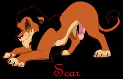 darthglacier disney feral humanoid_penis male male_only penis scar scar_(the_lion_king) tagme the_lion_king