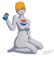 breasts female grey_skin nude_female pepsi pepsiwoman pussy