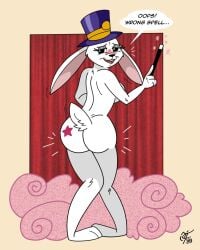 ass breasts lucy_lupa magician rabbit