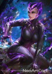 1girls african african_female black_panther_(marvel) black_panther_(series) breasts curvy female female_only heroine marvel marvel_comics neoartcore shuri_(marvel) solo superheroine thick_thighs wide_hips