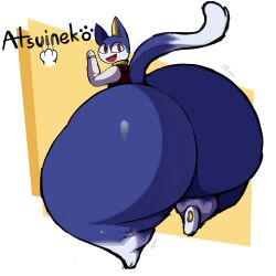 atsuinekowo big_ass bubble_butt huge_ass rover_(animal_crossing) tagme