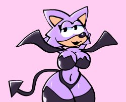 anonymous_artist anthro breasts canid canine female fox fur looking_at_viewer mammal purple_body purple_fur rain_(ttcc) seductive solo succubus toontown_corporate_clash toontown_online toony