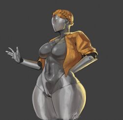 1girls android atomic_heart big_boobs big_breasts breasts busty dankwoll dwoll faceless faceless_character faceless_female female female_only gynoid hips hourglass_figure huge_breasts humanoid large_breasts left_(atomic_heart) legs the_twins_(atomic_heart) thick thick_legs thick_thighs voluptuous wide_hips