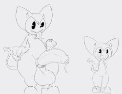 1boy balls bendy_and_the_ink_machine imp jakob_(kiffy) kiffy_(artist) male male_only non-human non-human_only oc penis tagme