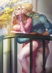 diego_brando funny_valentine jaiyhsu jojo's_bizarre_adventure rule_63 sfw steel_ball_run