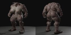 3d abs blender deathclaw fallout female_deathclaw huge_breasts hyper_muscles lowndrawthing muscular_female original_character