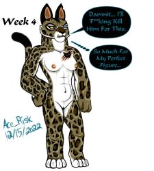 abs anthro athletic belly clouded_leopard dreamworks felid feline female hi_res kung_fu_panda mammal markings pantherine pregnant progression solo spots spotted_markings su_wu tattoo weight_gain wu_sisters