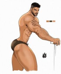 ass butt daniel_montoya gay gay_pornstar looking_at_viewer male male_only muscles muscular muscular_male onlyfans_model porn_star real_person rodrigolandave8 speedo thick_thighs