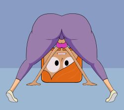 1girls ass big_ass cartoon_network debbie_turnbull debs_turnbull downward_dog female female_only impstripe milf robotboy source_request