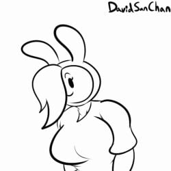 2022 adventure_time animated animated breasts cartoon_network davidsanchan female female_only fionna_the_human_girl flashing nipples shirt_lift titty_drop