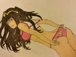 ass dcb2art female female_only fire_emblem fire_emblem_awakening handdrawn looking_at_viewer nintendo solo tharja_(fire_emblem)