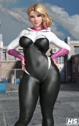 1girls 3d alternate_version_at_source alternate_version_available ass ass_focus big_ass big_breasts big_butt blonde_female blonde_hair blonde_hair_female blue_eyes breasts costume eyebrow_piercing female female_only gwen_stacy gwen_stacy_(spider-verse) hagiwara_studio hd hoodie hoodie_bodysuit marvel marvel_comics solo spandex spider-gwen spider-man:_across_the_spider-verse spider-man:_into_the_spider-verse spider-man_(series) superhero superhero_costume superheroine thick_thighs tight tight_clothes tight_clothing tight_fit wide_hips