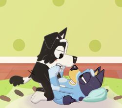 <3 1boy 1boy1girl 2021 absurd_res animal_genitalia animal_penis anthro anthro_on_anthro anthro_penetrated ass australian_cattle_dog barefoot black_body black_ears black_fur black_nose black_tail blue_body blue_ears blue_fur blue_tail bluey_(bluey) bluey_(series) bluey_heeler blush bodily_fluids border_collie butt canid canine canine_genitalia canine_penis canis cattledog chubby_anthro chubby_female collie cub cub_penetrated dialogue domestic_dog duo erection eye_contact eyebrows feet female female_penetrated floor floppy_ears fluffy fluffy_tail fur genital_fluids genitals glistening glistening_eyes glistening_nose half-closed_eyes hand_on_leg hand_on_legs happy herding_dog hi_res inside internal internal_vaginal knot legs_up long_tail looking_at_another looking_down looking_pleasured looking_up lying mackenzie_(bluey) male male/female male_penetrating male_penetrating_anthro male_penetrating_female mammal missionary missionary_position motion_lines multicolored_body multicolored_ears multicolored_fur multicolored_tail narrowed_eyes nude on_back on_ground on_pillow on_rug open_mouth orgasm pastoral_dog penetration penis pillow plinko pussy question question_mark railing raised_eyebrow raised_eyebrows raised_leg red_knot red_penis rug sex shadow sheepdog sitting sitting_sex slightly_chubby smile speech_bubble spread_legs spreading squint straight sweat table_lotus table_lotus_position tail tan_body tan_ears tan_skin teeth toony two_tone_body two_tone_fur two_tone_tail vaginal vaginal_penetration vein veiny_penis wall_(structure) white_body white_ears white_fur white_tail wood wood_floor young