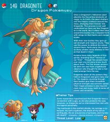 creature_index dragonite english_text female_focus hi_res kinkymation nintendo page_149 page_number pokémon_(species) pokedex pokemon pokemon-girl_encyclopedia pokemon_(species) pokemorph pokemusu profile tagme terrance_rainer_(kinkymation) text_box