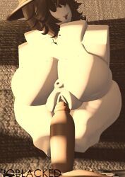 1boy 1boy1girl 1girls 3d asshole big_ass black_hair female/male freckles_on_ass male/female penetration penis pov roblacked roblox robloxian sex_from_behind tagme thick_thighs tongue_out white_body