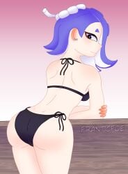 ass ass_focus bikini female female_only franticfoe_(artist) pussy_bulge shiver_(splatoon) splatoon splatoon_(series) splatoon_3