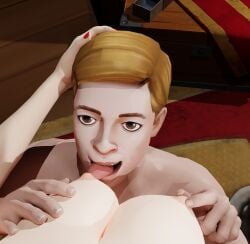 3d artist_request ben_copper big_breasts breast_grab breasts eye_contact female_pov goofy groping harry_potter harry_potter:_hogwarts_mystery head_grab holding jacob's_sibling licking licking_nipples looking_at_viewer nail_polish nipple_tweak nipples oral pov red_nails tagme tongue tongue_out