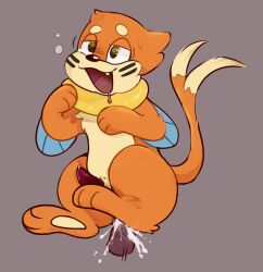 anal_sex anal_sex buizel crying crying_with_eyes_open cum cum_inside feral feral_penis generation_4_pokemon nintendo penis pokemon pokemon_species solo_focus solo_male