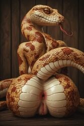 ai_assisted ai_generated animal anthro anthro_pussy anthromorph asshole asshole_focus beastiality big_breasts cum_covered female female_only humanoid humanoid_anthro humanoid_genitalia naked pussy realistic sexy_body sexy_pose snake snake_girl thefinalrule