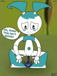 diarrhea embarrassed feces feces_in_ass feces_on_ground female genitals hi_res humanoid humiliation jenny_wakeman machine malfunction my_life_as_a_teenage_robot nickelodeon oil oil_leak pooping_on_floor public public_humiliation public_pooping robot robot_humanoid scat solo thedispenser69 vulva