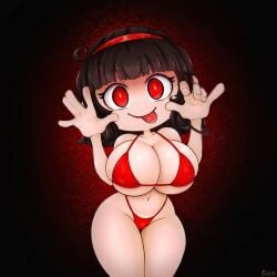 1girls ai ai-created ai_assisted ai_generated big_ass big_breasts bikini breasts flipline_studios grok grok_(x) halloween papa_louie penny_(papa_louie) thick_thighs