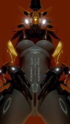 3_fingers 3d_(artwork) alien anthro armguards armor ass avian avian_caruncle big_breasts black_body black_feathers black_nipples blep breasts butt_from_the_front churledbovine claws colored digital_media_(artwork) face_covered feather_hair feathered_crest feathers female finger_claws fingers genitals gesture glistening glistening_body glowing glowing_eyes grey_body halo_(series) hand_gesture head_crest hi_res kig-yar looking_at_viewer looking_down looking_down_at_viewer low-angle_view microsoft mostly_nude nipples non-mammal_breasts pointing pointing_at_pussy pseudo_hair scalie short_tail solo t'vaoan tail tongue tongue_out under_boob vulva white_eyes xbox_game_studios