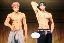 itadori yuuji from jujutsu kaisen by gilxxgamesh