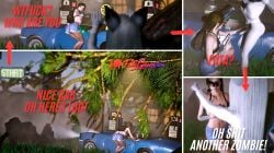 3d comic comic_page dickgirl dickgirl/female domination ellie_(the_last_of_us) ellie_williams english_text futa_on_female futa_with_female futadom futageneration futanari futanari/female humiliation the_last_of_us zombie zombie_futa