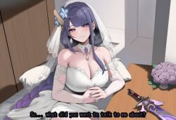 1boy 1boy1girl 1girl1boy 1girls about_to_be_raped about_to_have_sex ai_assisted ai_generated bare_shoulders blush braid breasts bridal_gauntlets bridal_veil cheating cleavage closed_mouth cuckold cuckolding detached_sleeves dress earrings english_text female flower genshin_impact hair_flower hair_ornament hoyoverse inminent_sex jewelry large_breasts long_hair long_sleeves looking_at_viewer low-braided_long_hair meme mihoyo mole mole_under_eye nail_polish nay_juno netorare ntr own_hands_together purple_eyes purple_hair purple_nails raiden_shogun sexy sexy_pose smile solo strapless strapless_dress sword text veil very_long_hair weapon wedding_dress white_dress