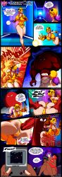 blinky_(pac-man) comic kogeikun ms._pac-man oc original_character pac-man pac-man_(series) tagme thicc