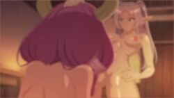animated aura_(sousou_no_frieren) frieren futa_on_female light-skinned_female light-skinned_futanari senukin_(artist) sousou_no_frieren tagme video