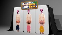 3d 3girls asian asian_female ass ass_focus aunt_cass big_hero_6 big_hero_6:_the_series cass_hamada family family_breeding family_sex gameshow gogo_tomago guessing guessing_game honey_lemon impregnation impregnation_risk incest japanese jav marvel tamagosan
